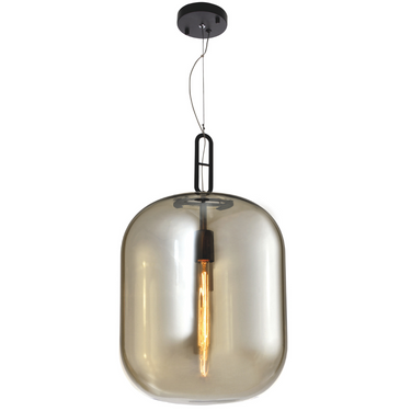 Metal Pendant – Cognac Glass with ES Fitting